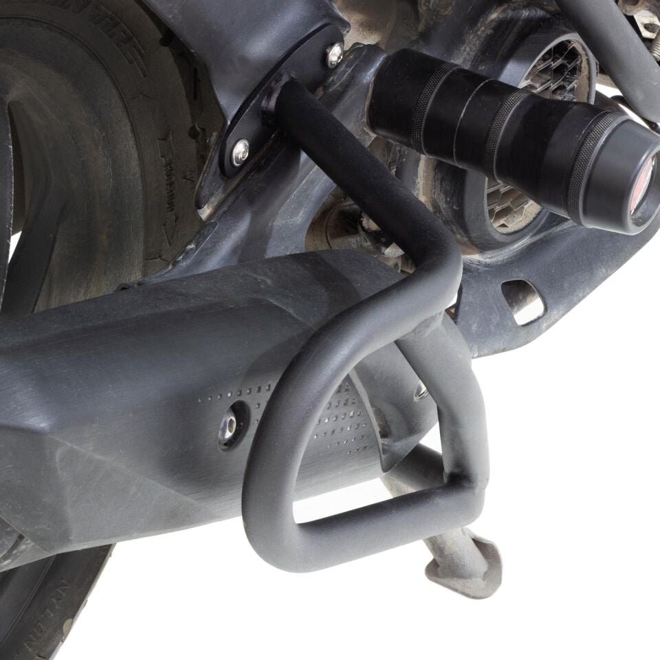 GP Kompozit Honda Dio 2021-2025 Uyumlu Egzoz Koruma Demiri Siyah