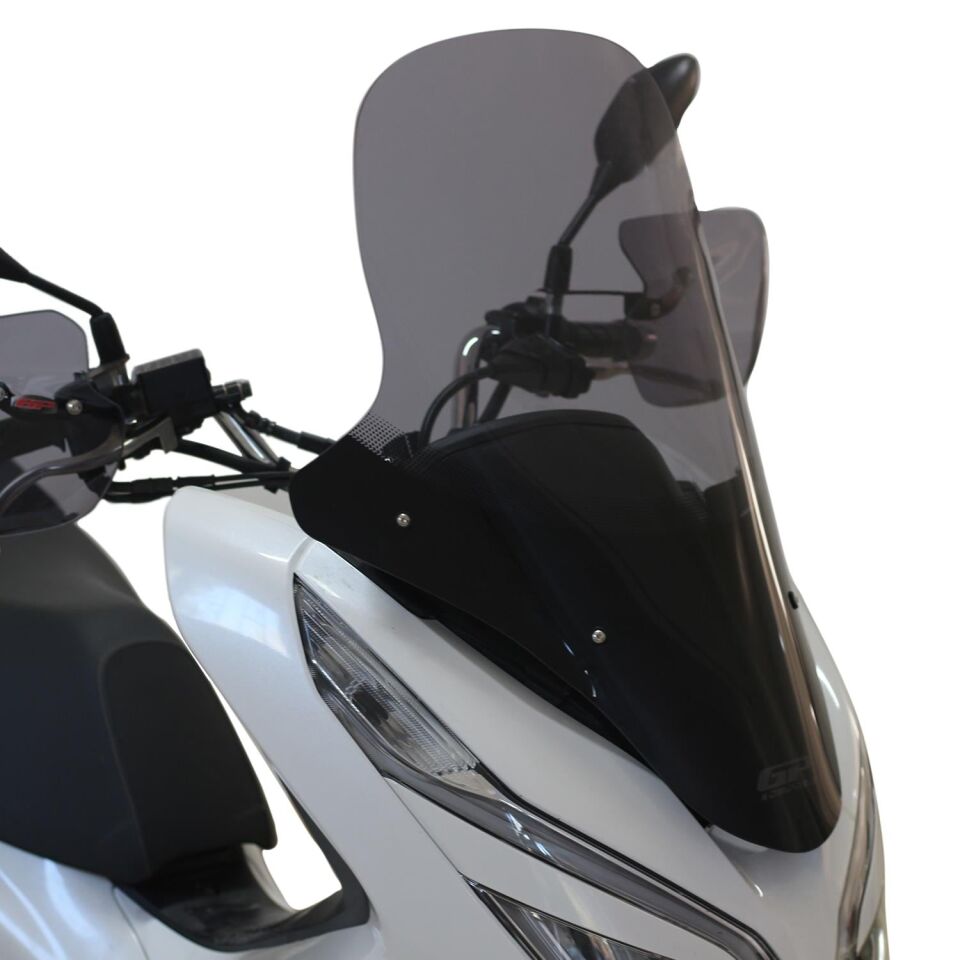 GP Kompozit Honda PCX 125 2018-2020 Uyumlu Ön Cam Füme 65 cm