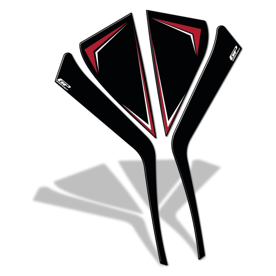 GP Kompozit Honda PCX 125 / 150 2025-2026 Uyumlu Yan Pad Kırmızı