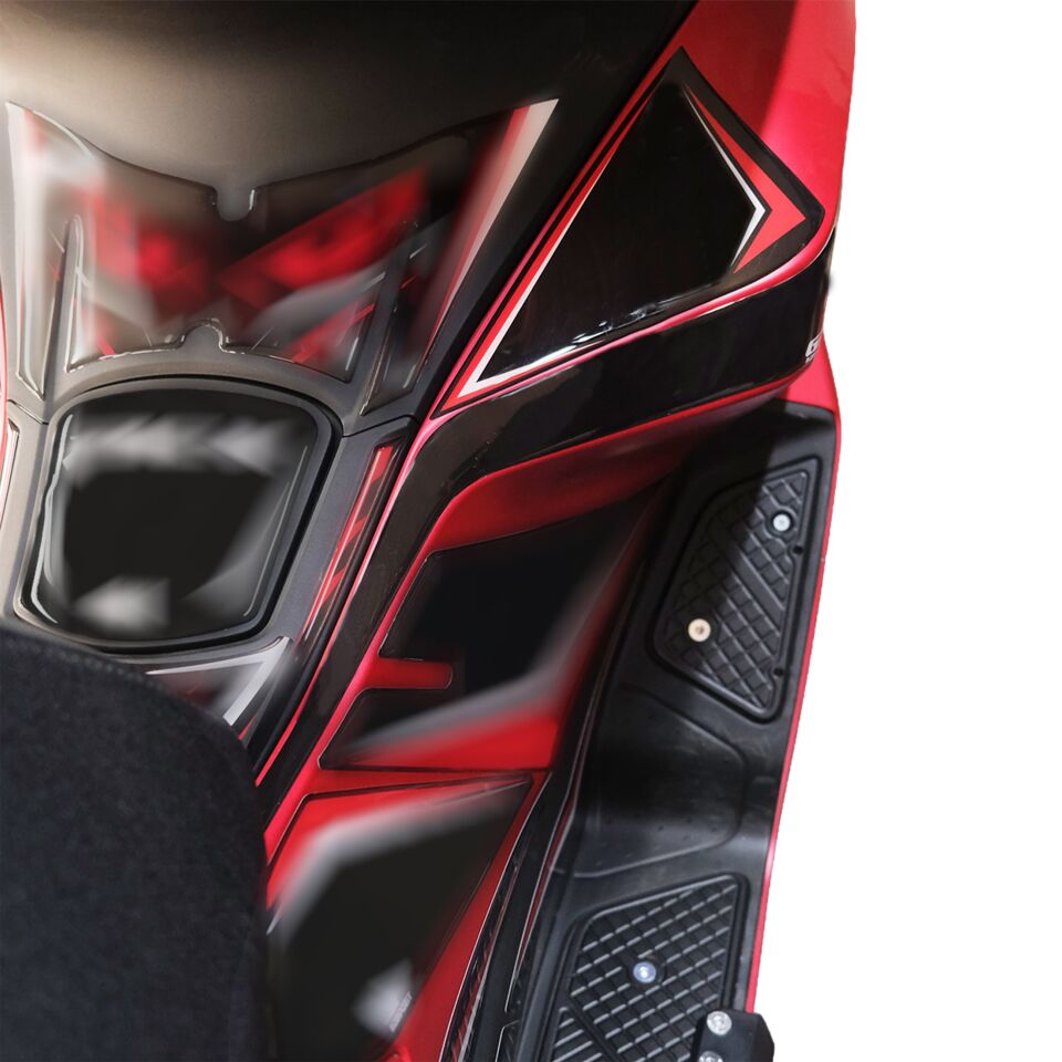 GP Kompozit Honda PCX 125 / 150 2025-2026 Uyumlu Yan Pad Kırmızı