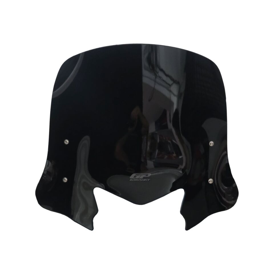 GP Kompozit Honda Dio 2021-2025 Uyumlu Kısa Ön Cam Siyah 41 cm