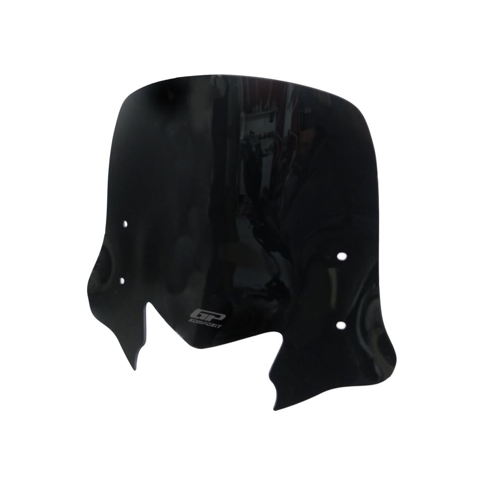 GP Kompozit Honda Dio 2021-2025 Uyumlu Kısa Ön Cam Siyah 41 cm