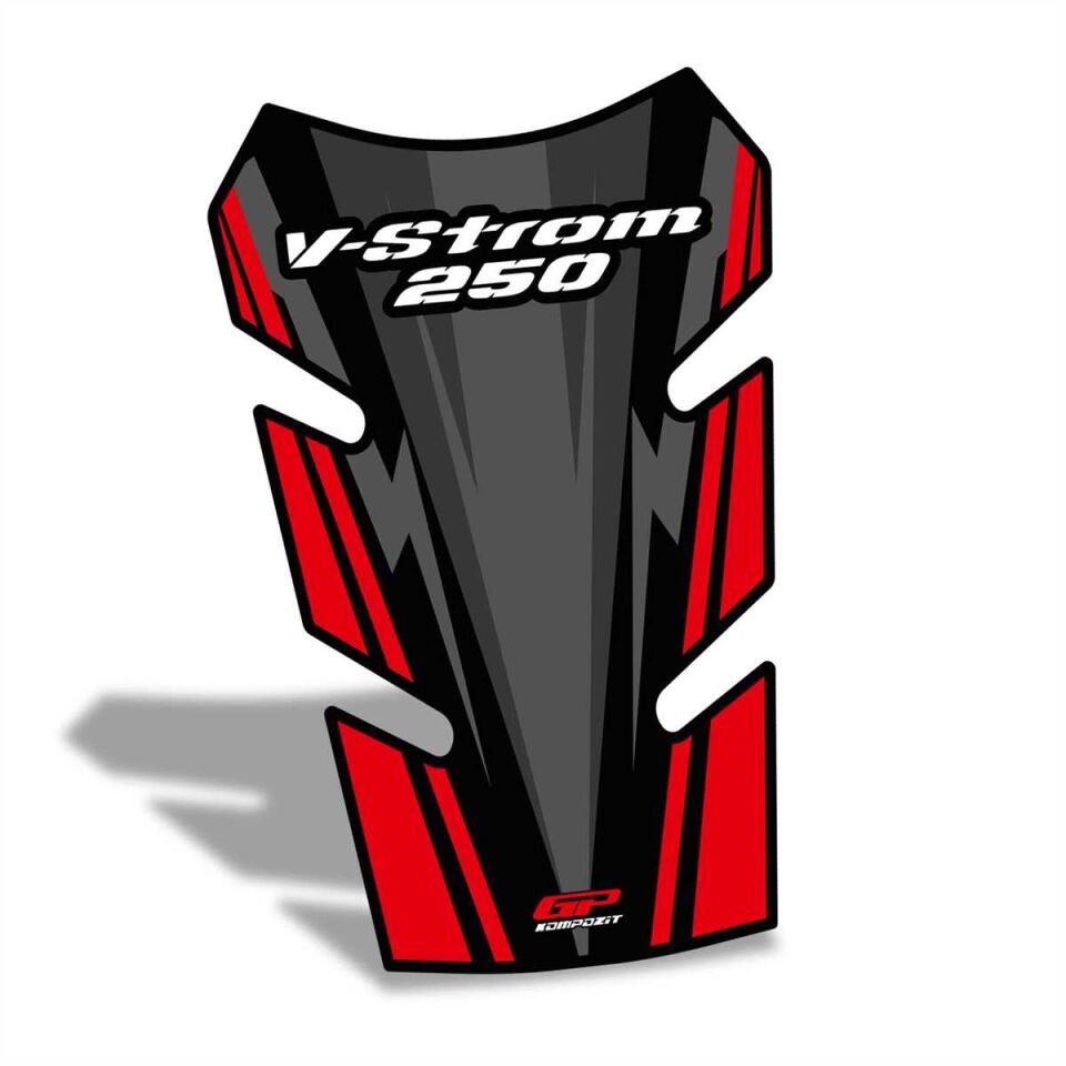 GP Kompozit Suzuki V-Strom 250 2017-2020 Uyumlu Tank Pad Kırmızı