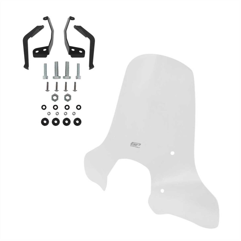 GP Kompozit Lambretta V125 / V200 Special 2021-2023 Uyumlu Ön Cam Şeffaf