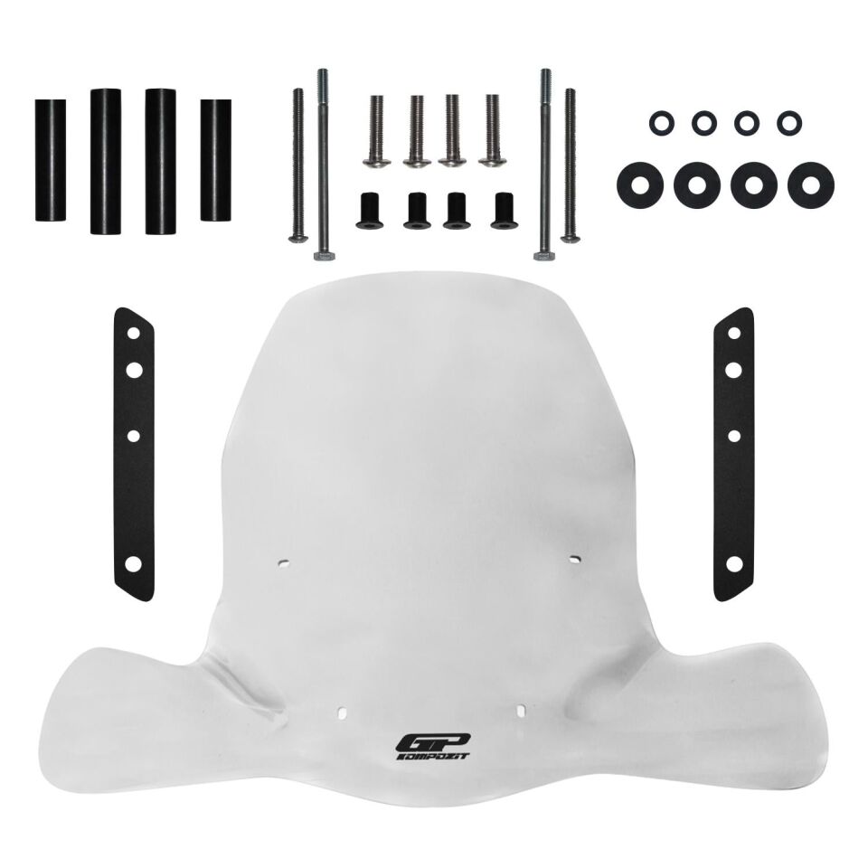 GP Kompozit Yamaha Xenter 2014-2016 Uyumlu Ön Cam Şeffaf 60 cm