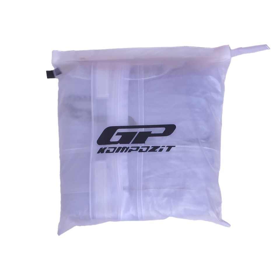 GP Kompozit YGM01 Motosiklet Alt Üst Takım Yağmurluk Şeffaf L