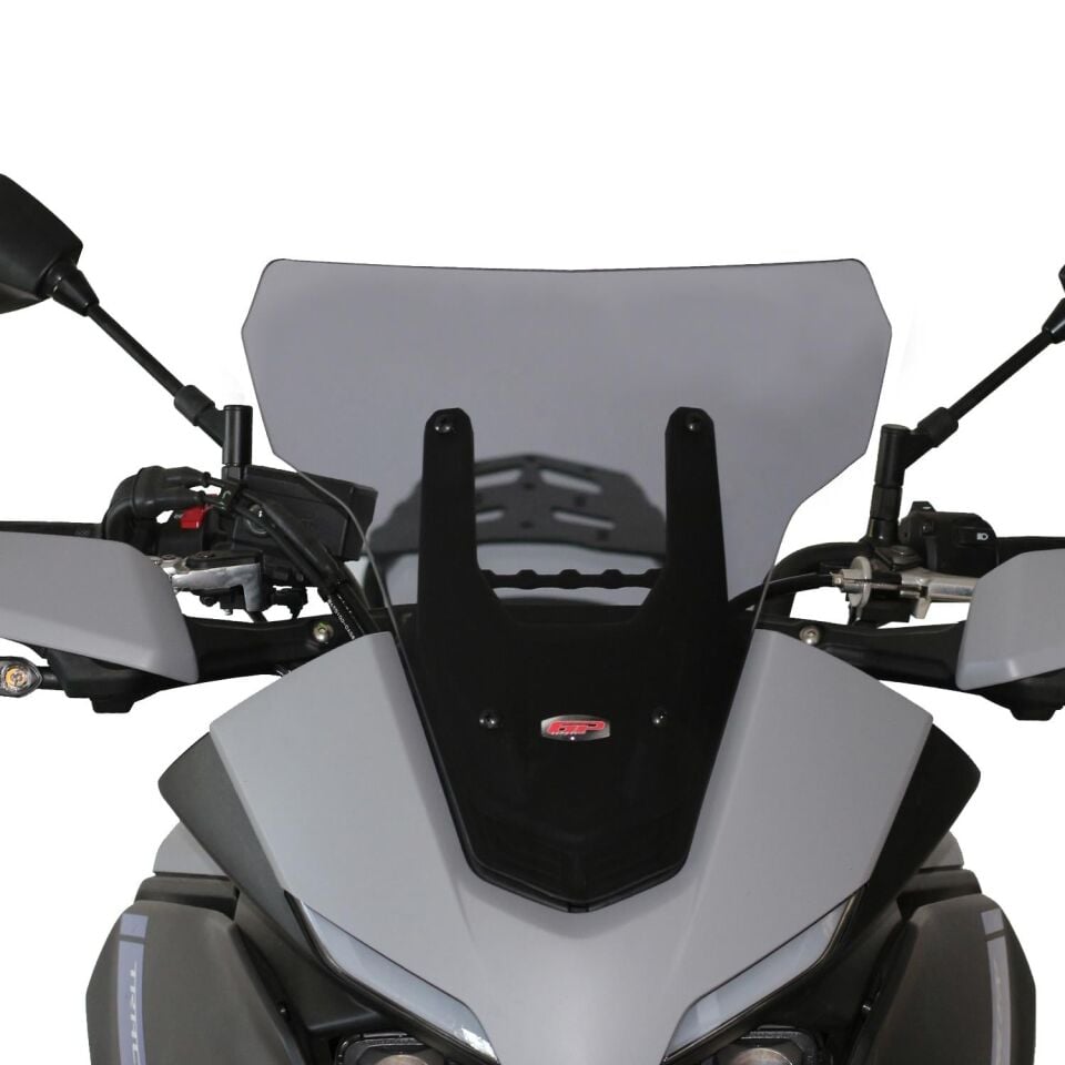 GP Kompozit Yamaha MT-07 Tracer 2020-2024 Uyumlu Ön Cam Füme 41 cm