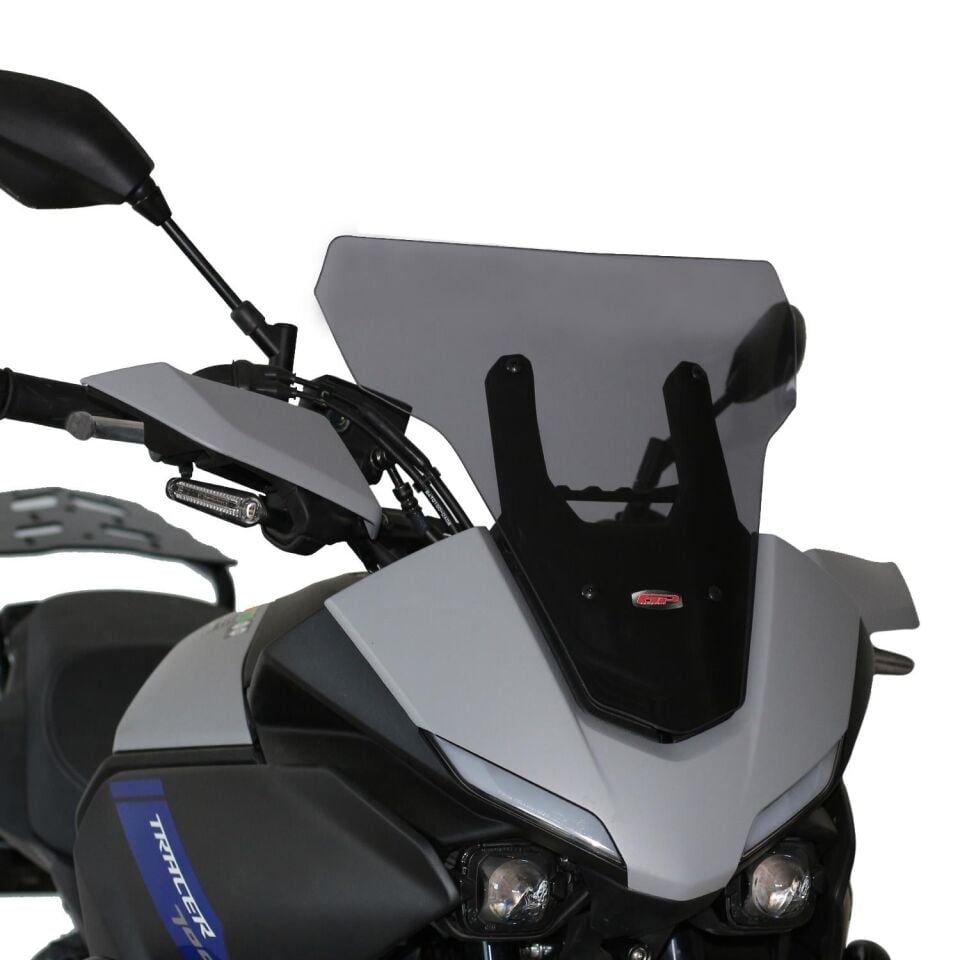 GP Kompozit Yamaha MT-07 Tracer 2020-2024 Uyumlu Ön Cam Füme 56 cm