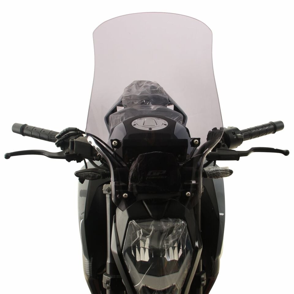 GP Kompozit CF Moto 250 NK 2023-2026 Uyumlu Ön Cam Füme 49 cm