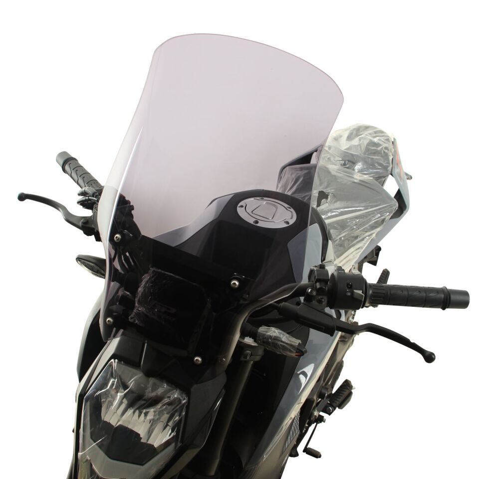 GP Kompozit CF Moto 250 NK 2023-2026 Uyumlu Ön Cam Füme 49 cm