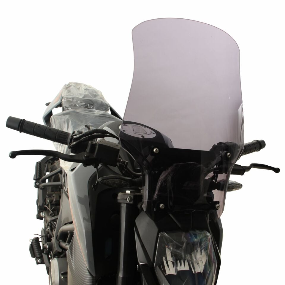 GP Kompozit CF Moto 250 NK 2023-2026 Uyumlu Ön Cam Füme 49 cm