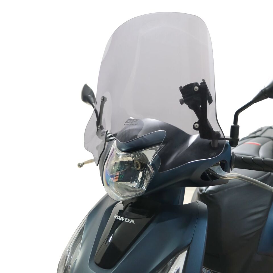 GP Kompozit Honda Dio 2021-2025 Uyumlu Kısa Ön Cam Füme 41 cm