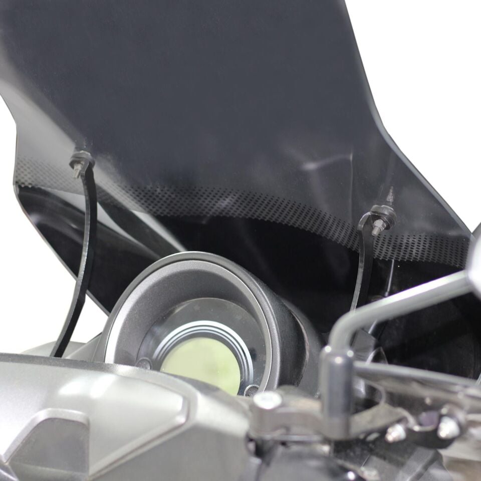 GP Kompozit Yamaha NMAX 125 / 155 2015-2020 Uyumlu Baskılı Ön Tur Camı Şeffaf 72 cm