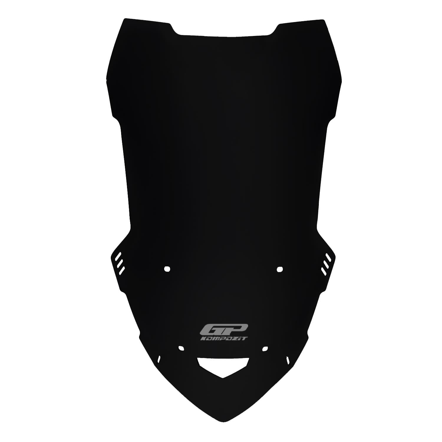 GP Kompozit Yamaha NMAX 125 / 155 2021-2024 Uyumlu Ön Cam Siyah 61 cm