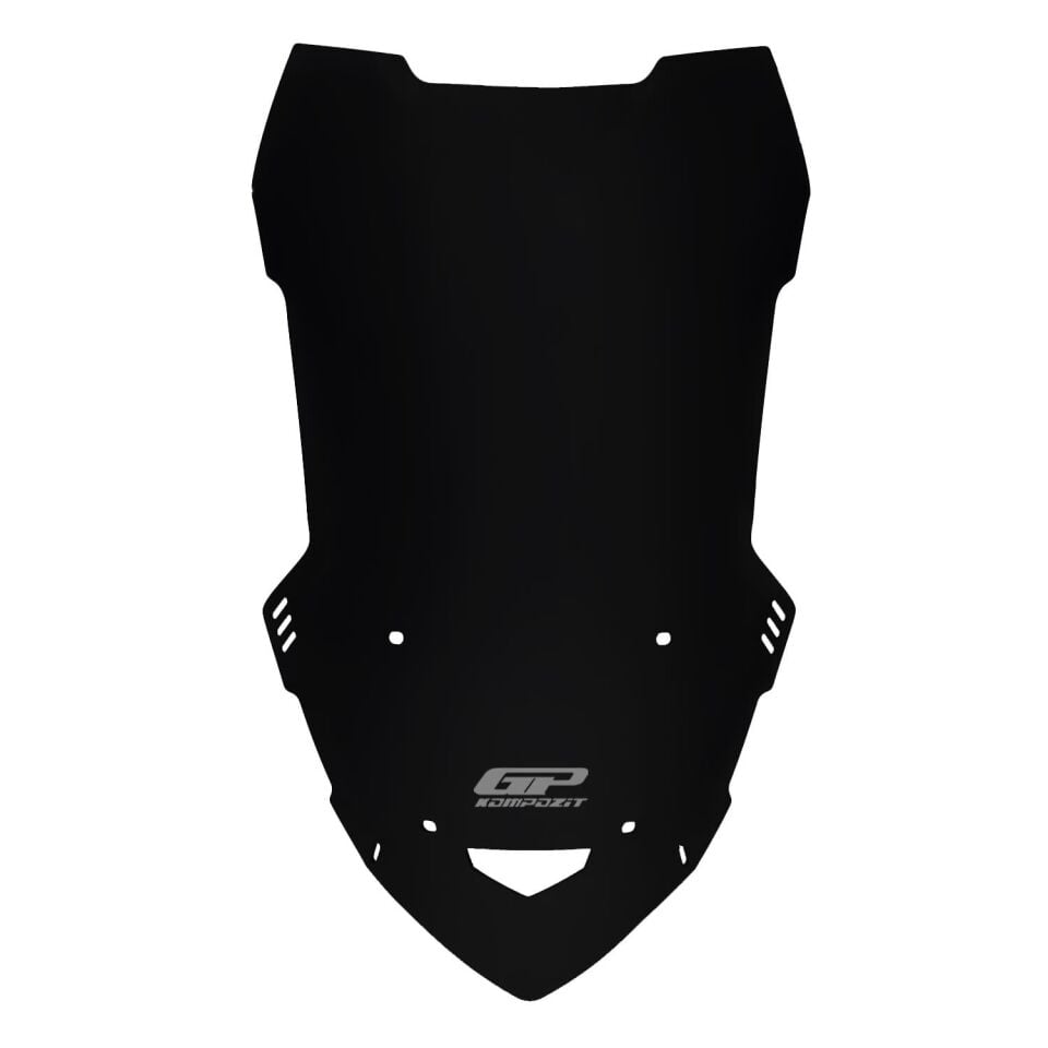 GP Kompozit Yamaha NMAX 125 / 155 2021-2024 Uyumlu Ön Cam Siyah 61 cm