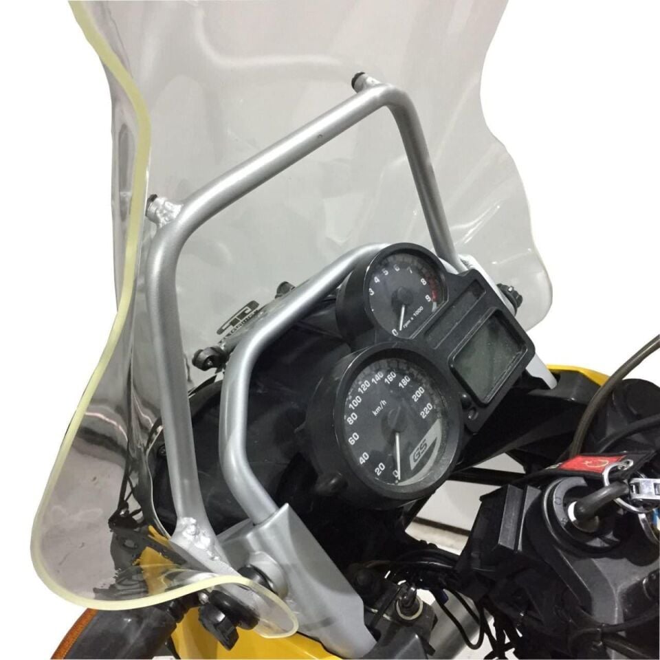 GP Kompozit BMW R 1200 GS / ADV 2004-2012 Uyumlu Ön Cam Şeffaf 49 cm