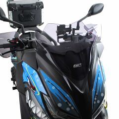 GP Kompozit Yamaha XMAX 250 / 400 2014-2017 Uyumlu Spor Ön Cam Siyah