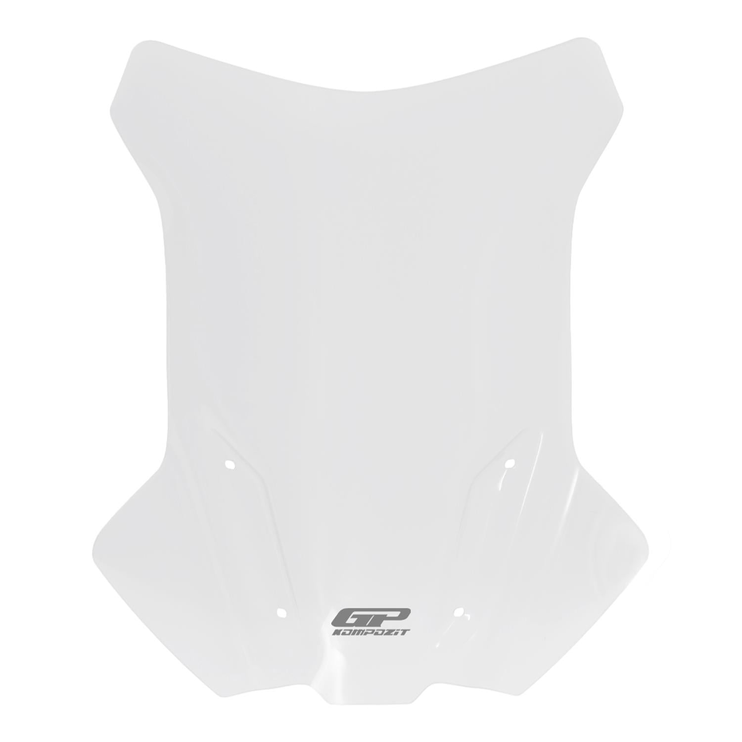 GP Kompozit KTM 250 / 390 Adventure 2020-2024 Uyumlu Ön Cam Şeffaf 49 cm