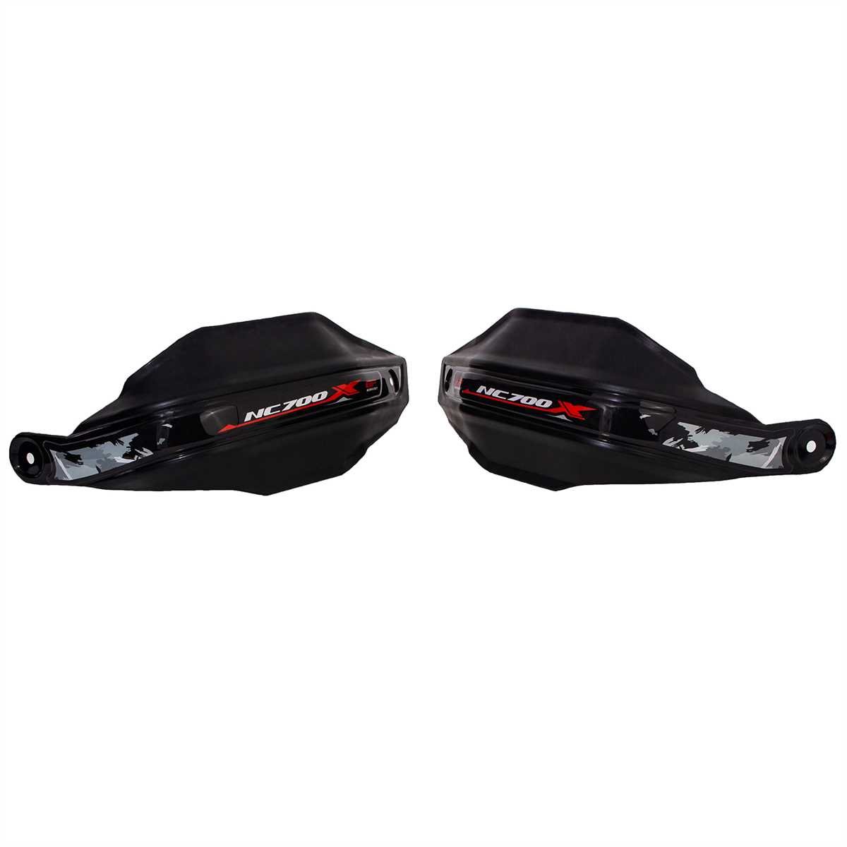 GP Kompozit Honda NC 700 X 2012-2020 Uyumlu Plastik Elcik Koruma Siyah