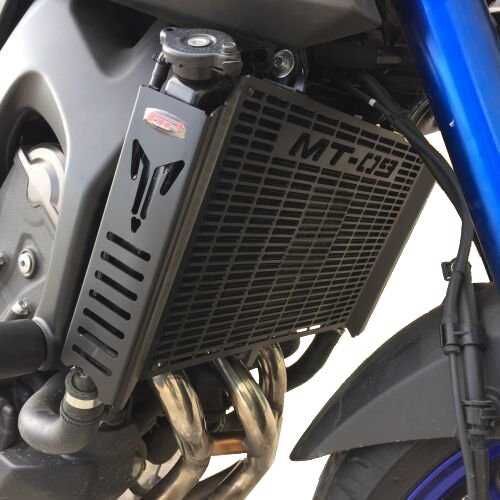 GP Kompozit Yamaha MT-09 2013-2016 Uyumlu Korumalı Radyatör Koruma Siyah