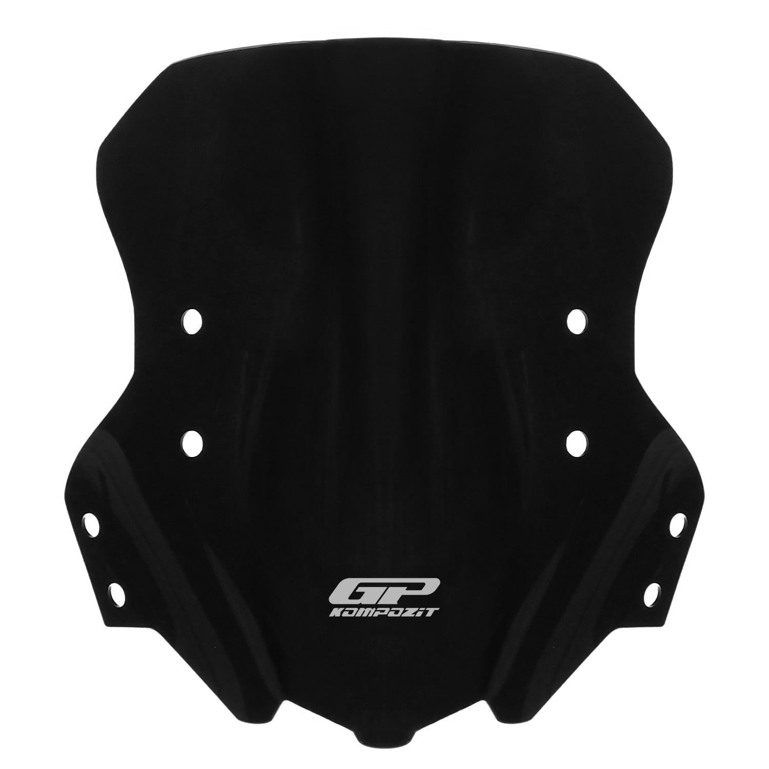 GP Kompozit Benelli TRK 502 / 502X 2018-2023 Uyumlu Ön Cam Siyah 41 cm