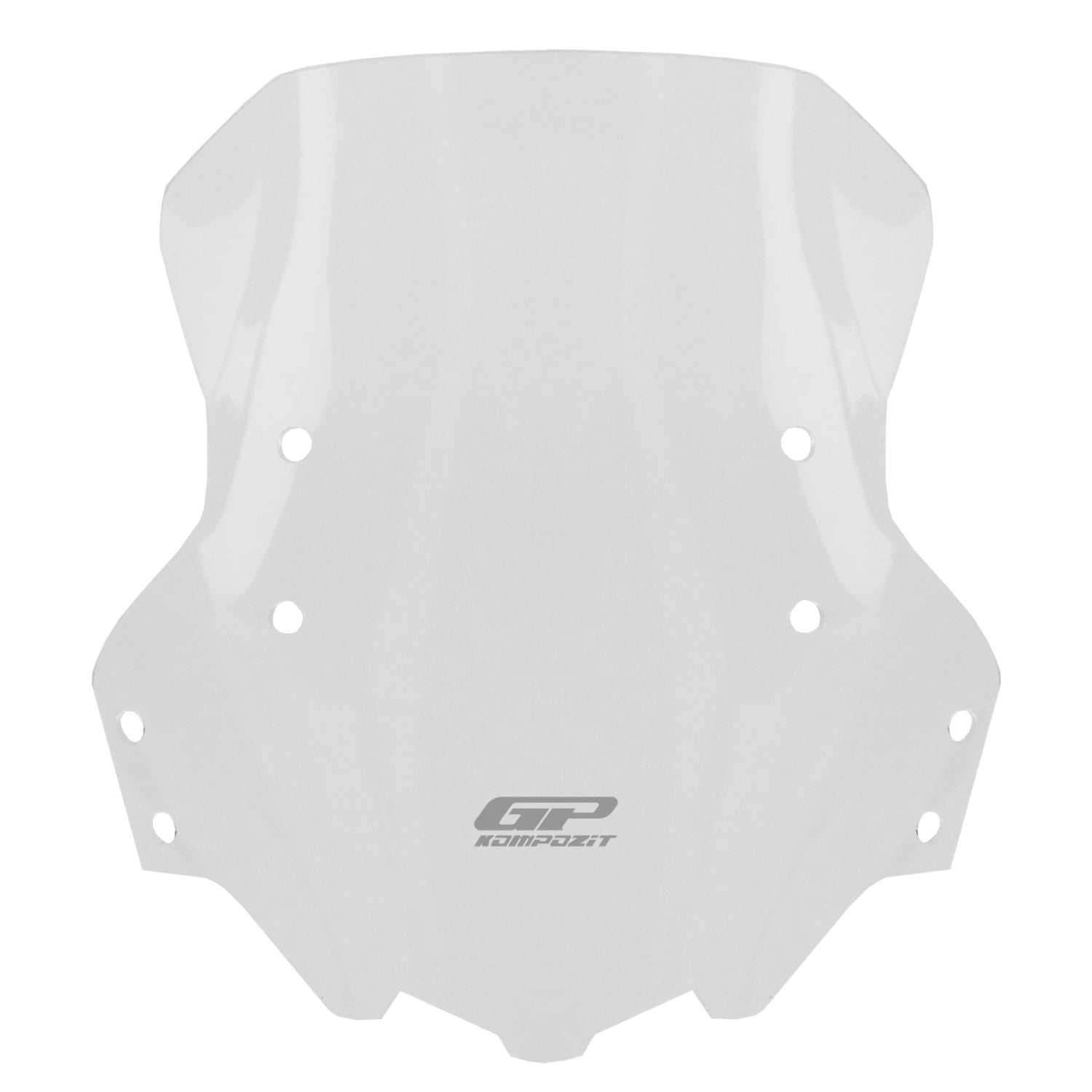 GP Kompozit Benelli TRK 502 / 502X 2018-2023 Uyumlu Ön Cam Şeffaf 41 cm