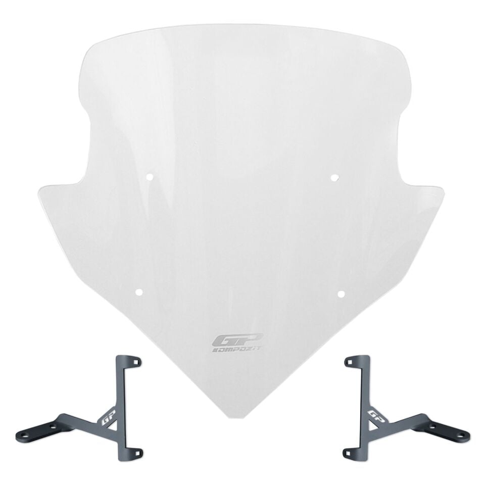 GP Kompozit Suzuki Avenis 125 2023-2024 Uyumlu Ön Cam Şeffaf 46 cm