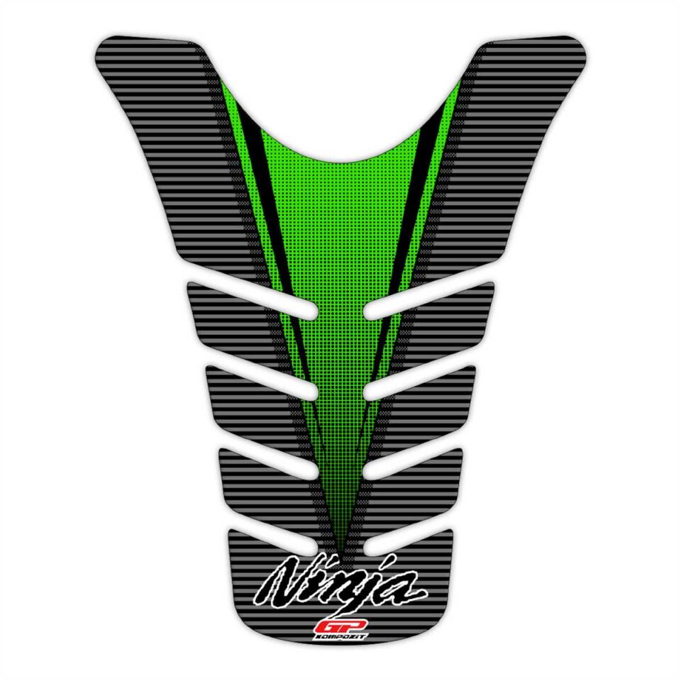 GP Kompozit Kawasaki Ninja 250 SL 2015 - 2016 Uyumlu Tank Pad Yeşil