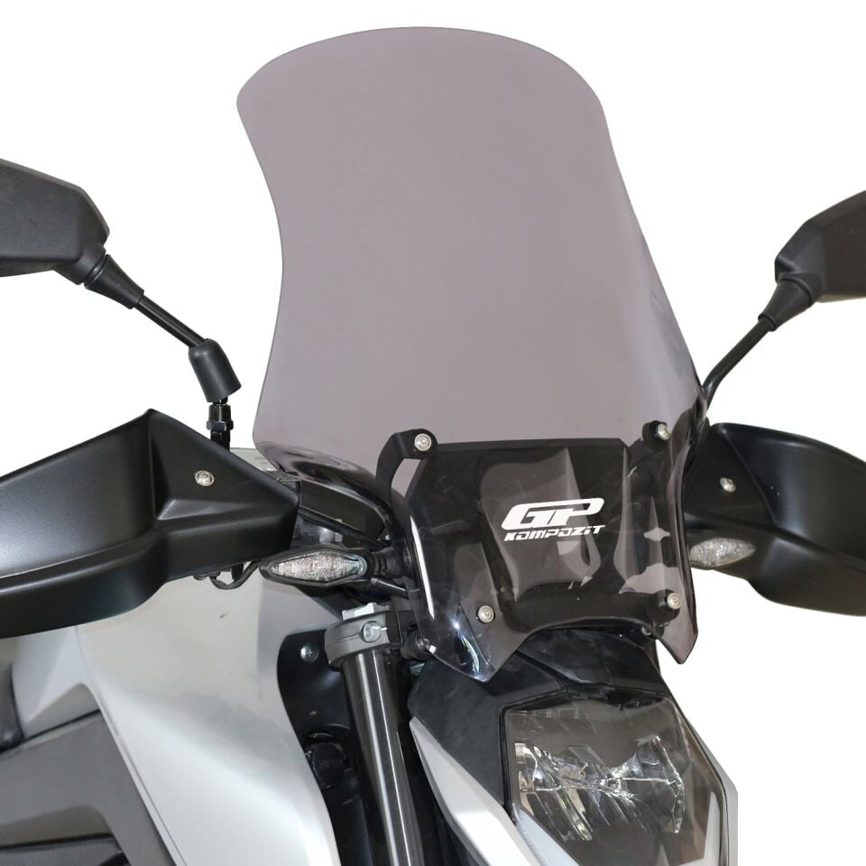 GP Kompozit CF Moto 250 NK 2018-2022 Uyumlu Ön Cam Füme 49 cm