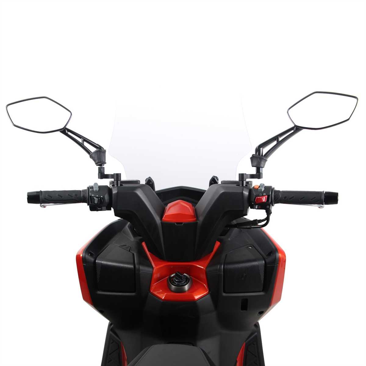 GP Kompozit Kymco DT X360 2021-2023 Uyumlu Ayna Genişletme Siyah