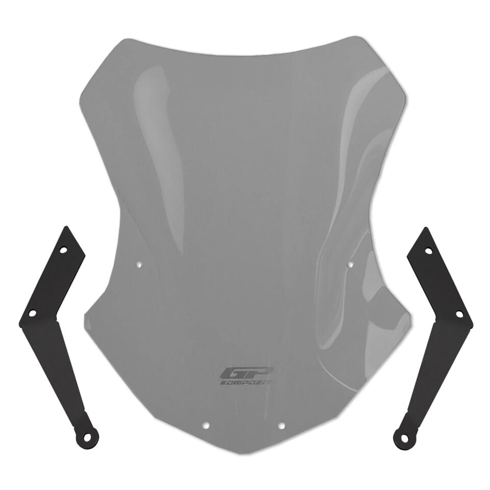 GP Kompozit SYM NH T 200 2024 Uyumlu Ön Cam Füme 45 cm