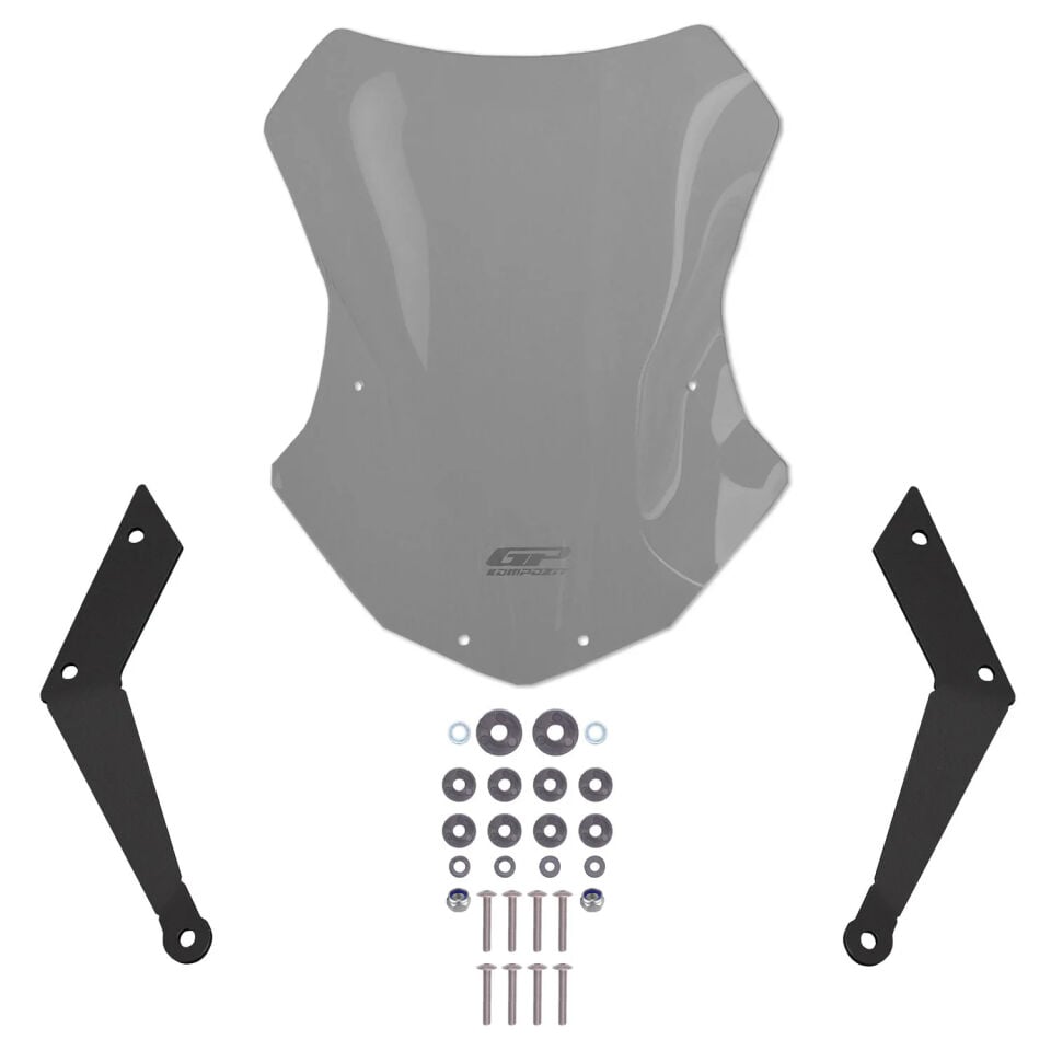 GP Kompozit SYM NH T 200 2024 Uyumlu Ön Cam Füme 45 cm