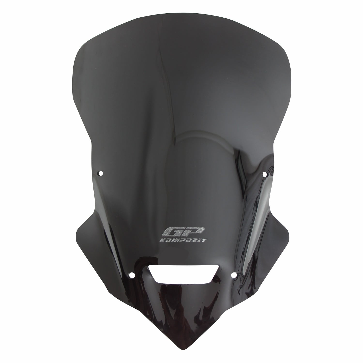 GP Kompozit Bajaj Dominar 250 / 400 2017-2026 Uyumlu Ön Cam Siyah 48 cm