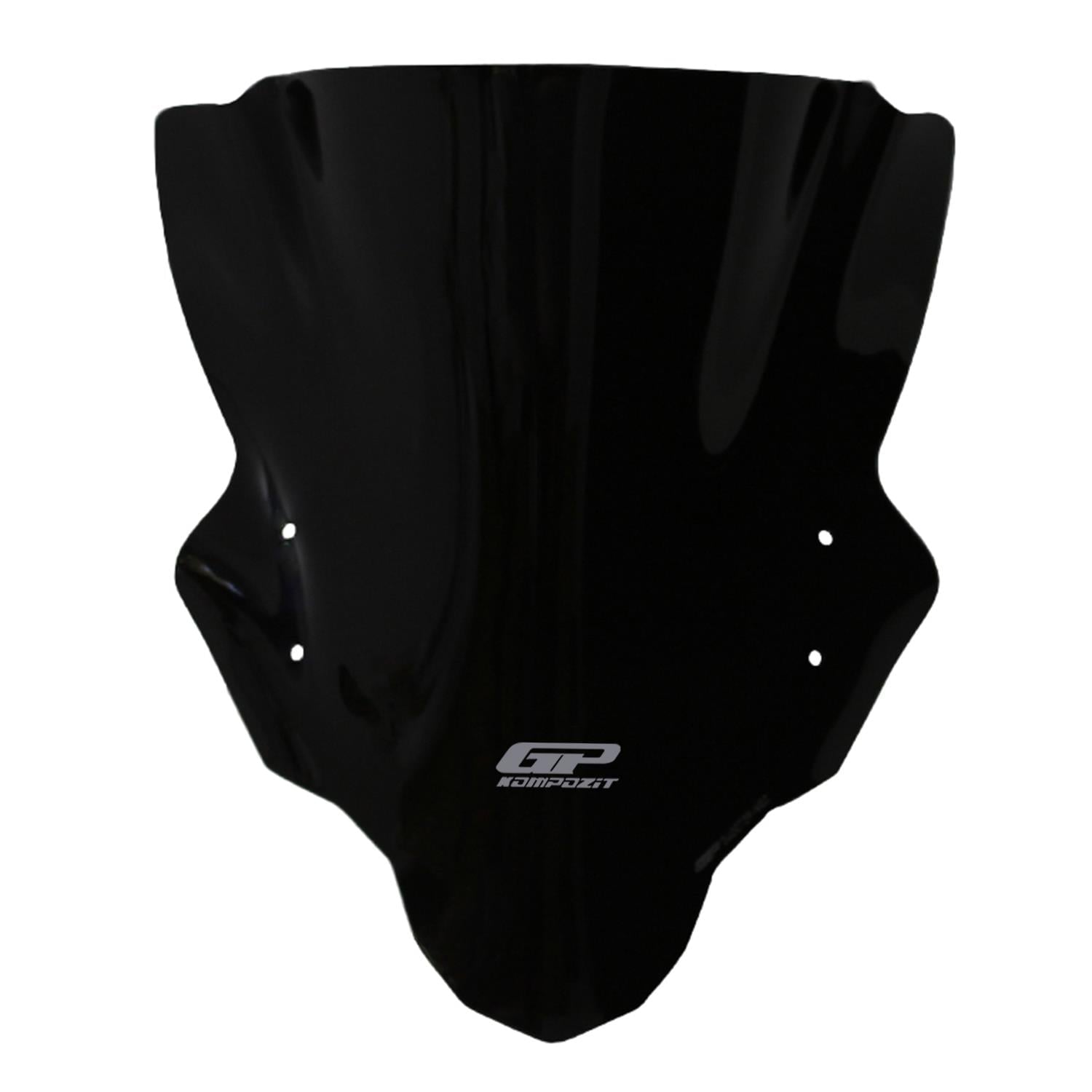 GP Kompozit Bajaj Pulsar NS 200 2011-2024 Uyumlu Ön Tur Camı Siyah 40 cm