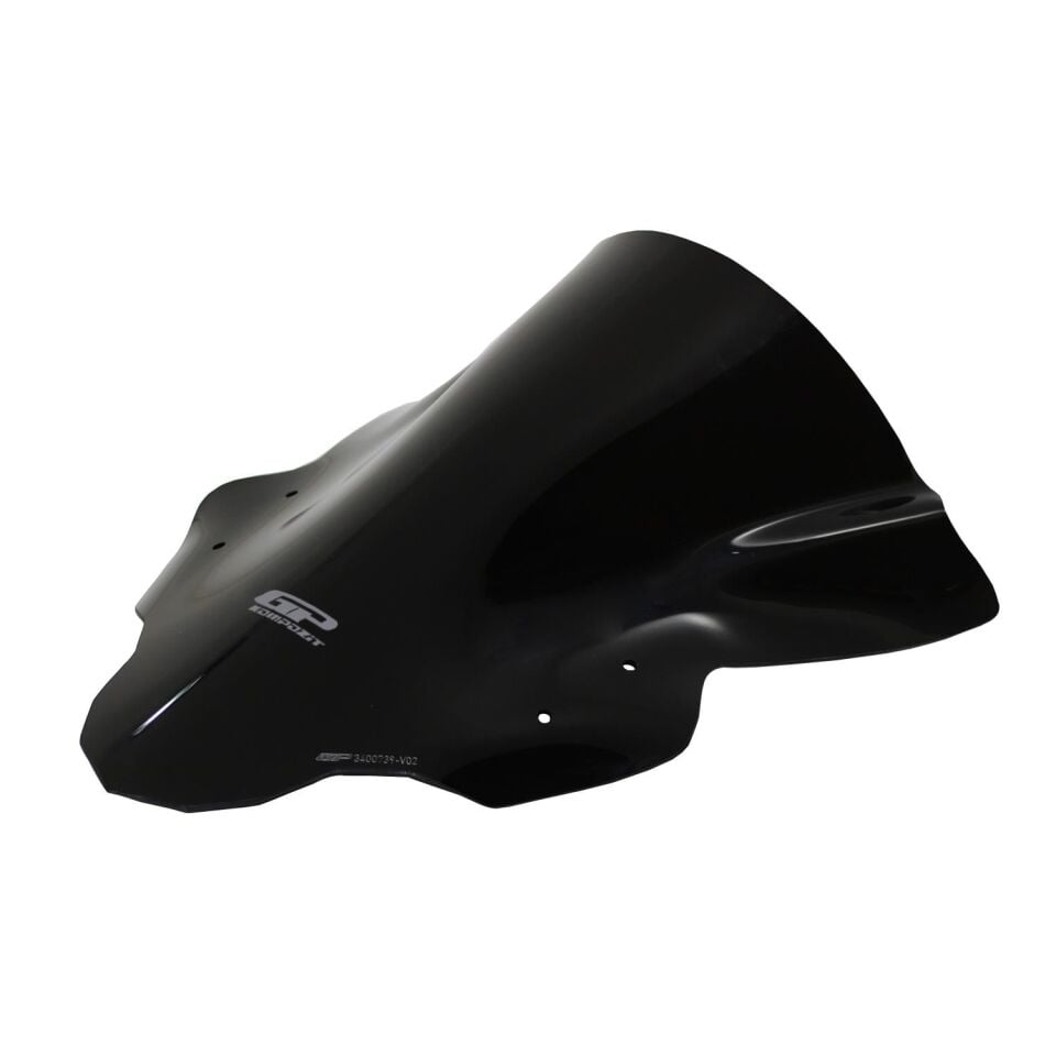 GP Kompozit Bajaj Pulsar NS 200 2011-2024 Uyumlu Ön Tur Camı Siyah 40 cm