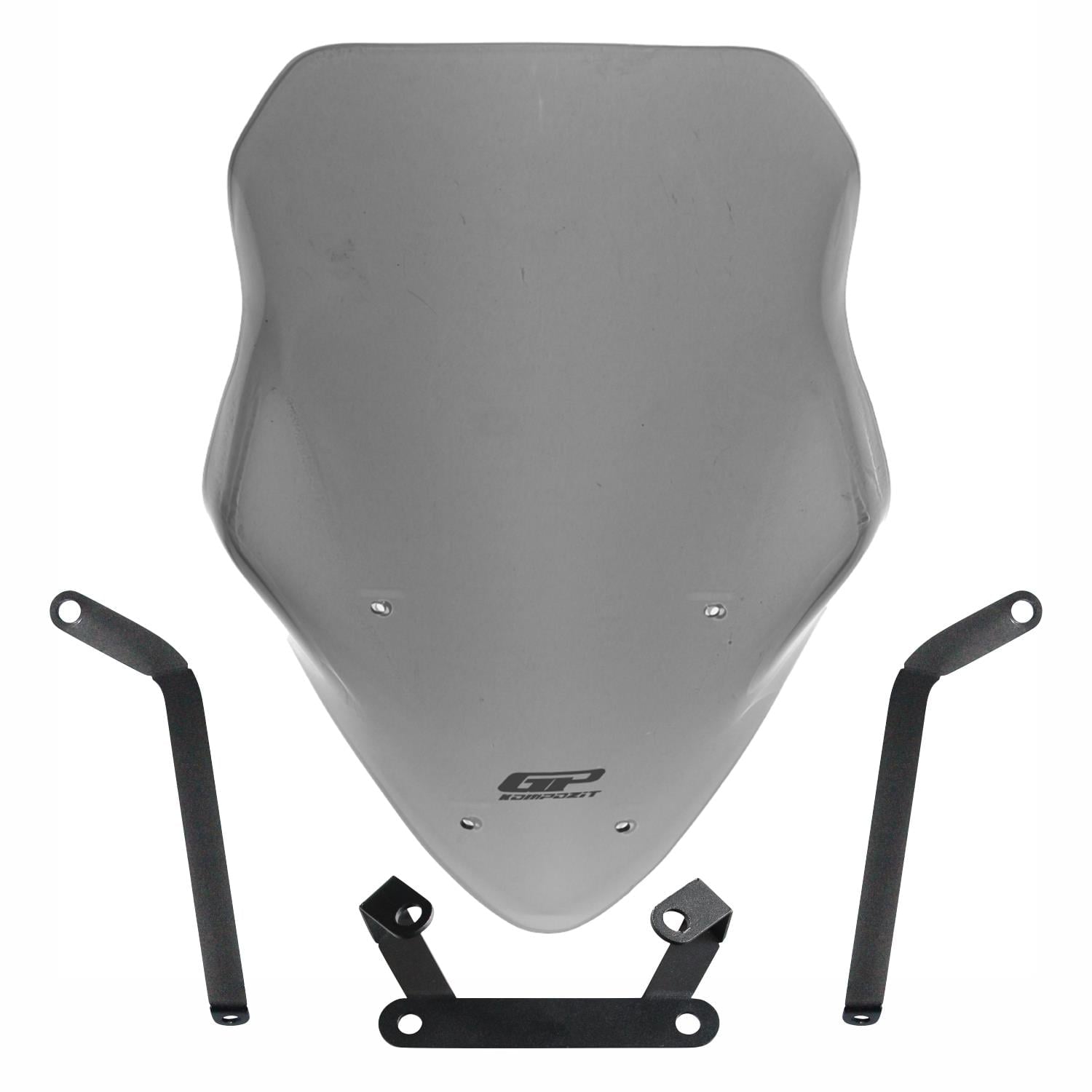 GP Kompozit Bajaj Pulsar NS 200 2011-2024 Uyumlu Uzun Tur Camı Füme 59 cm