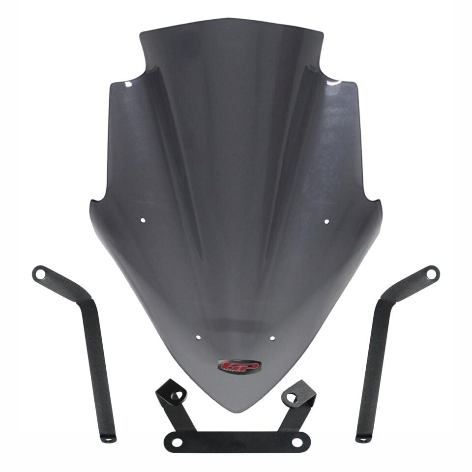 GP Kompozit Bajaj Pulsar NS 200 2011-2024 Uyumlu Ön Cam Füme 47 cm 