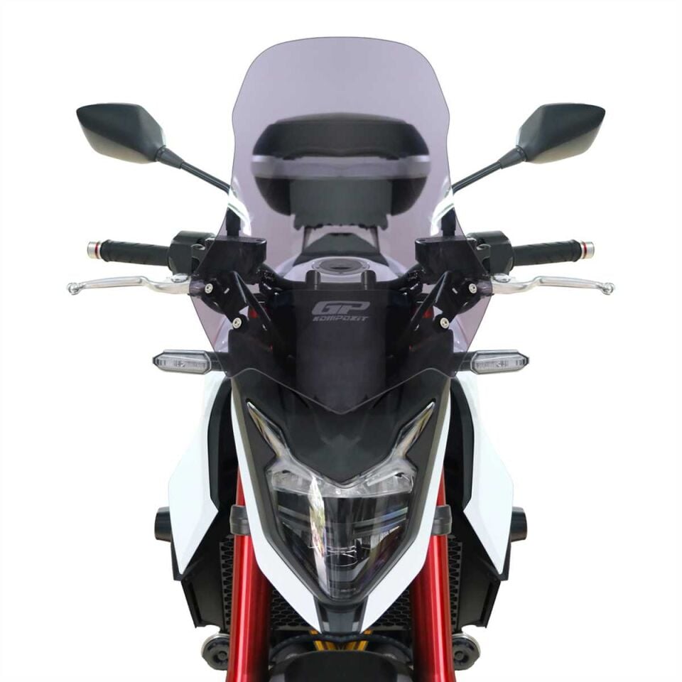 GP Kompozit Honda CB750 Hornet 2023-2024 Uyumlu Ön Tur Camı Siyah