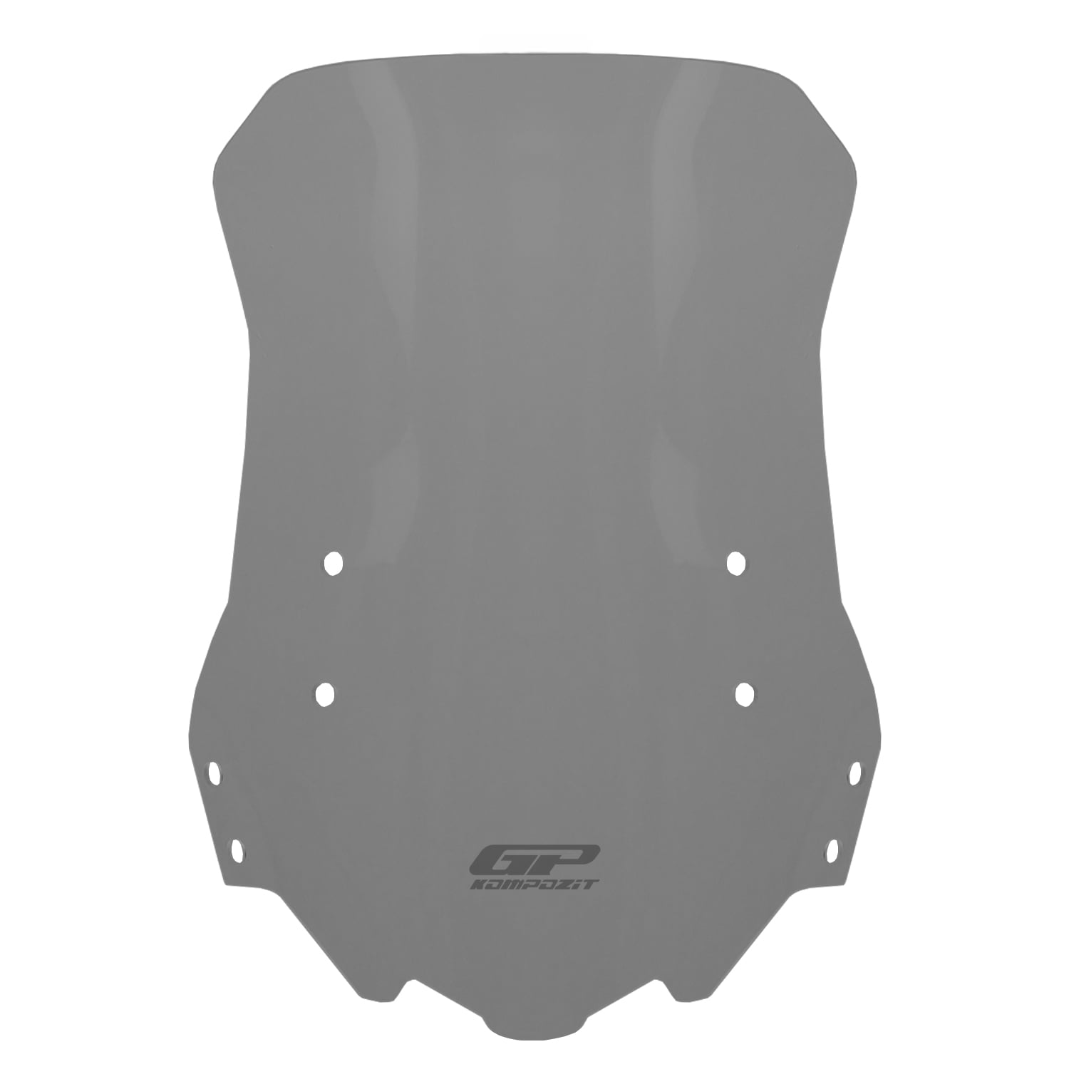 GP Kompozit Benelli TRK 502 / 502X 2018-2023 Uyumlu Ön Tur Camı Füme 53 cm