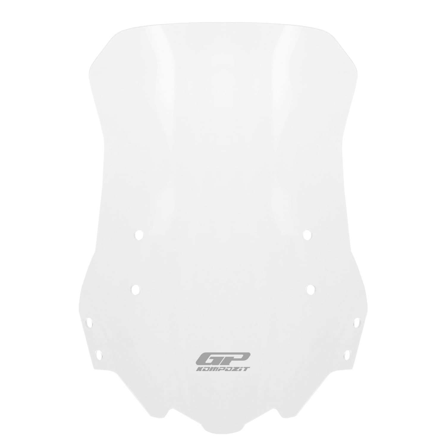 GP Kompozit Benelli TRK 502 / 502X 2018-2023 Uyumlu Ön Tur Camı Şeffaf 53 cm