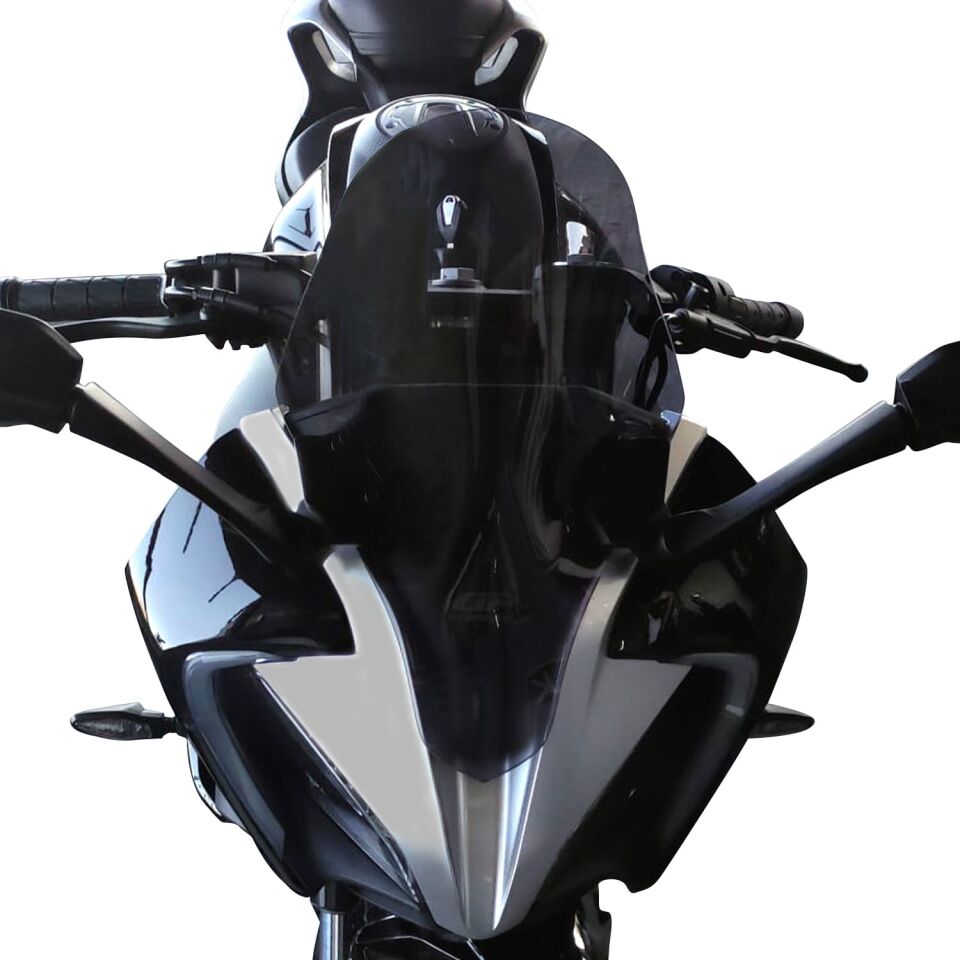 GP Kompozit CF Moto 250 SR 2020-2025 Uyumlu Ön Cam Füme 42 cm
