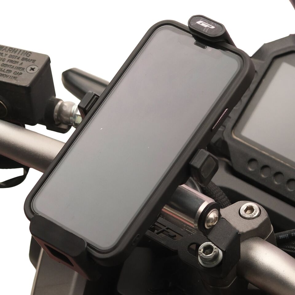 GP Kompozit TTR01 Universal Titreşim Modüllü Telefon Tutucu Siyah - Beyaz