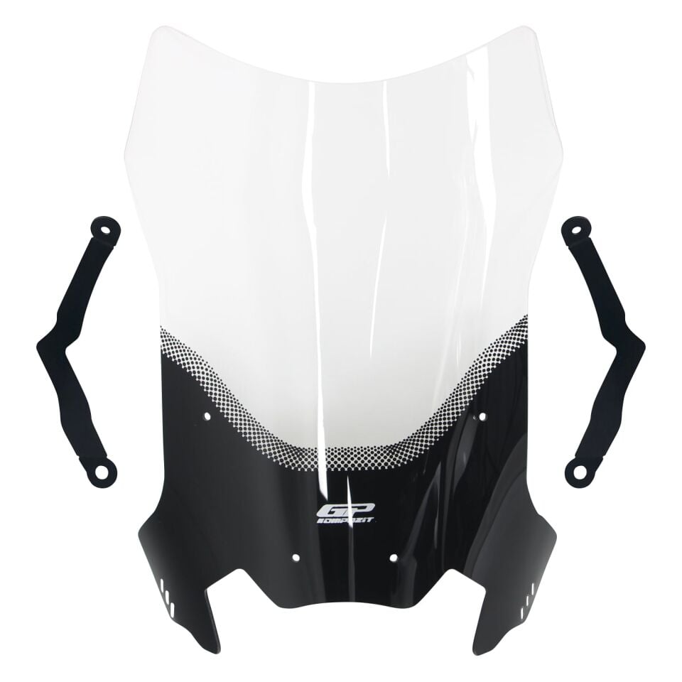 GP Kompozit CF Moto 250 CL-X 2022-2026 Uyumlu Ön Tur Camı Şeffaf 55 cm