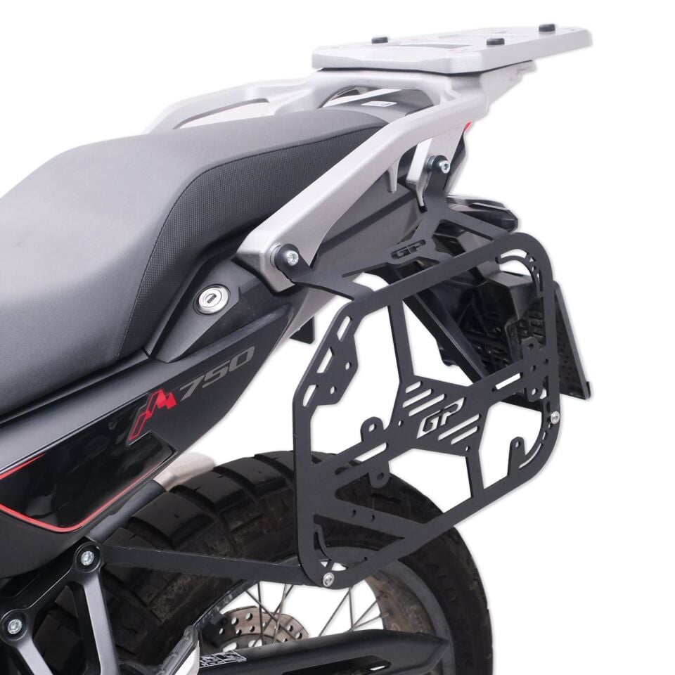 GP Kompozit Honda XL750L Transalp 2023 - 2024 Uyumlu Yan Çanta Demiri Siyah