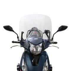 GP Kompozit Honda Dio 2021-2024 Uyumlu Kısa Ön Cam Şeffaf