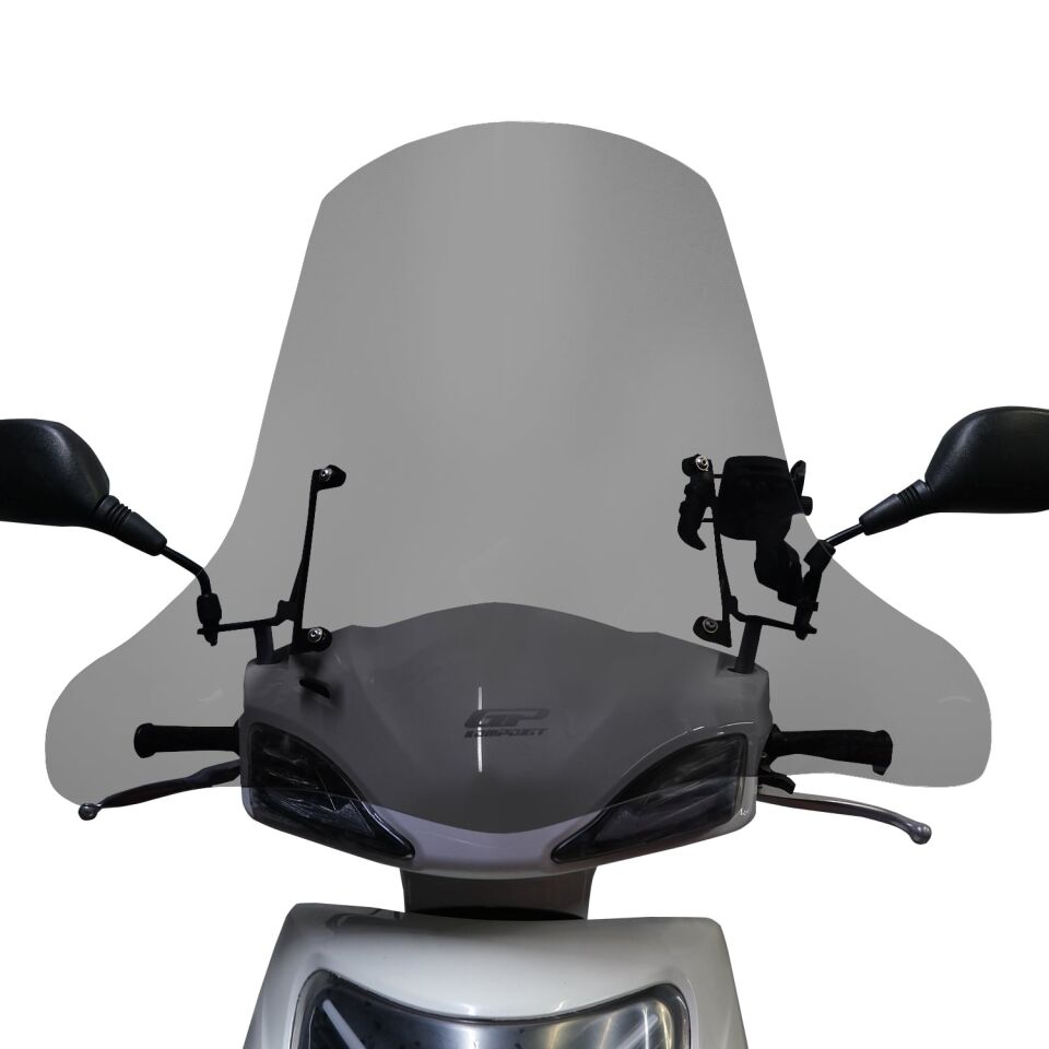 GP Kompozit Scooter Universal Elcikli Ön Cam Füme 59 cm