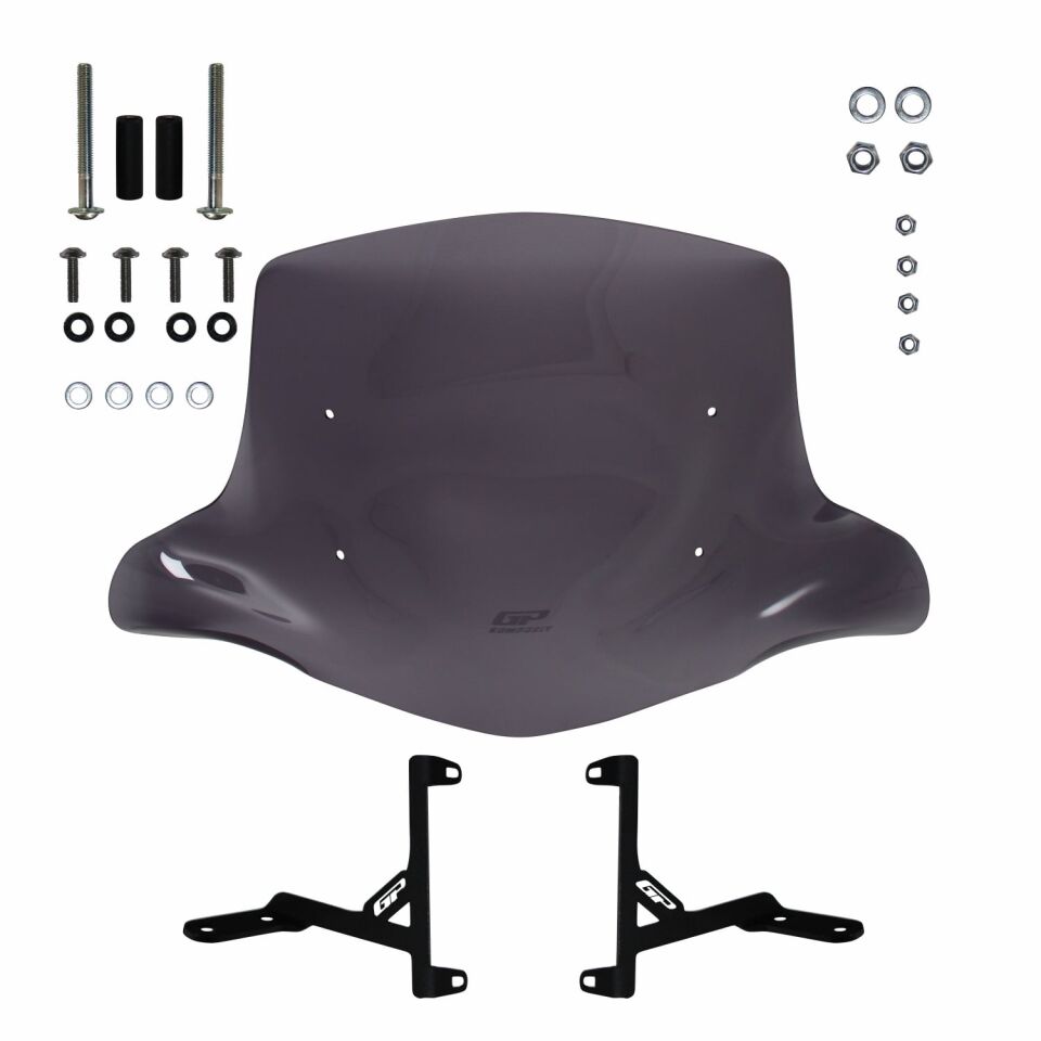 GP Kompozit Scooter Universal Elcikli Ön Cam Füme 59 cm