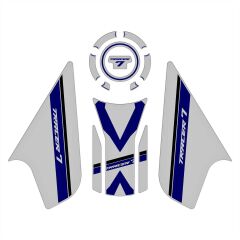 GP Kompozit Yamaha MT-07 Tracer 2020-2024 Uyumlu Tank Pad Seti Gri