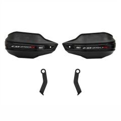 GP Kompozit Honda CB250R 2018-2024 Uyumlu Plastik Elcik Koruma Siyah