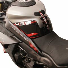 GP Kompozit CF Moto 450 SR 2023-2024 Uyumlu Tank Pad Seti Kırmızı